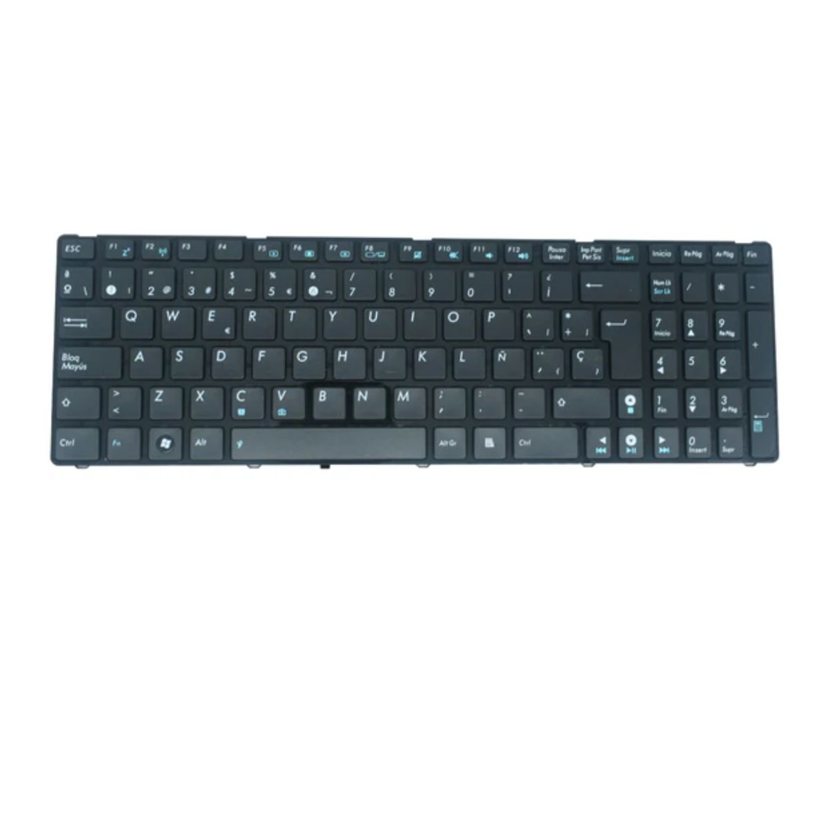 OEM - Teclado para Laptop Asus K52. K53.  G51. G51J. G51J3D. G51VX