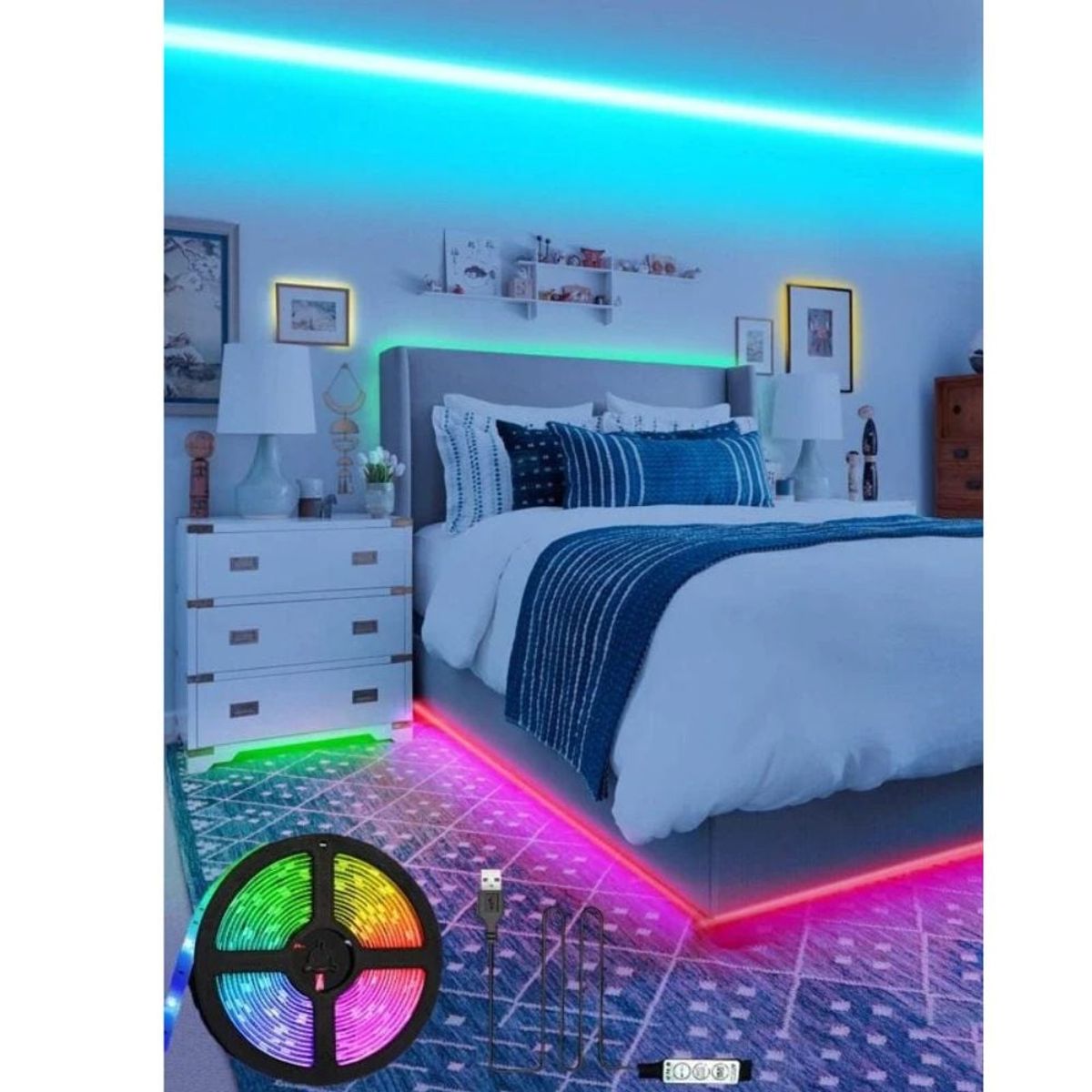 GENERICO - Luces LED de 5 metros