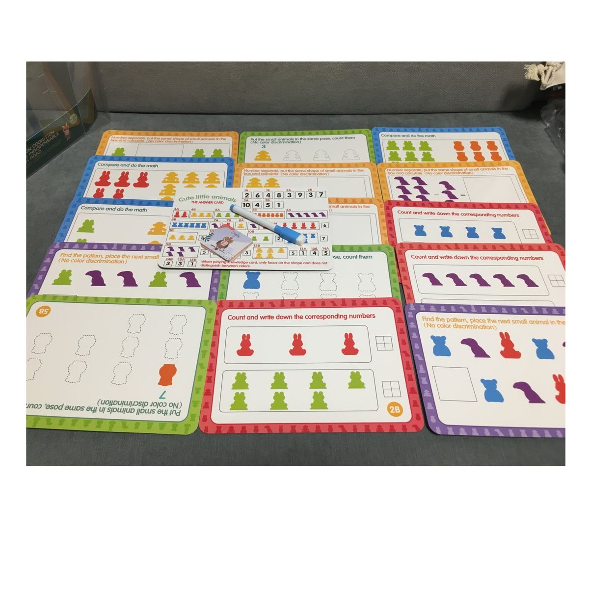 GENERICO - juego de Matemáticas Clasificlación y Colores Montessiori m