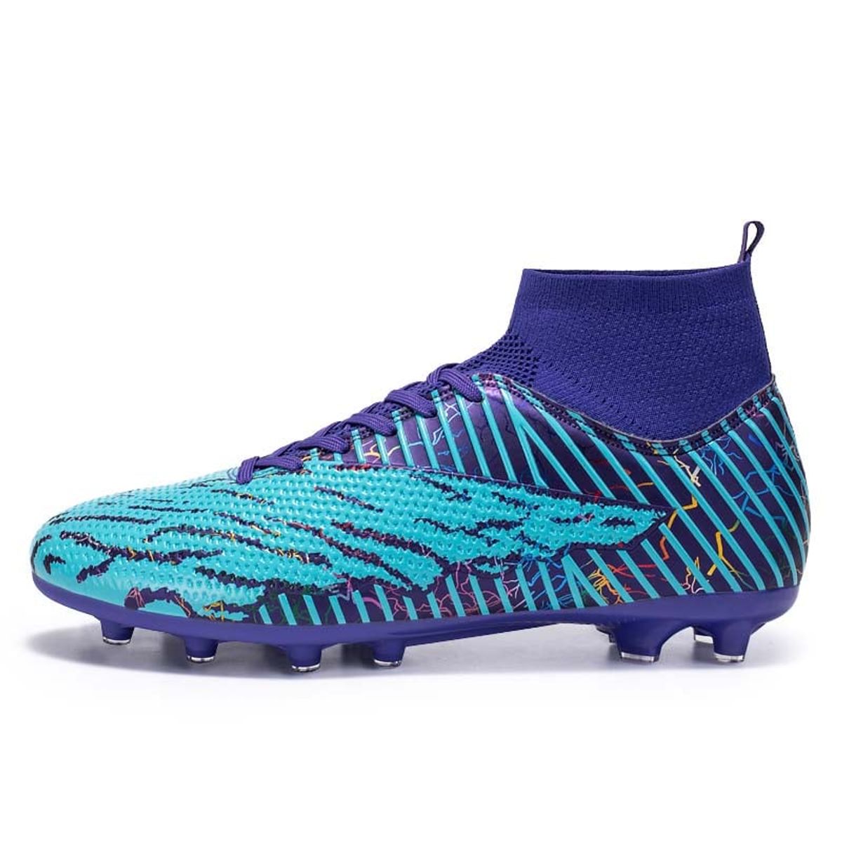 SHANDIAN - Zapatillas de Fútbol Hombre FG zapatos hombre Violeta