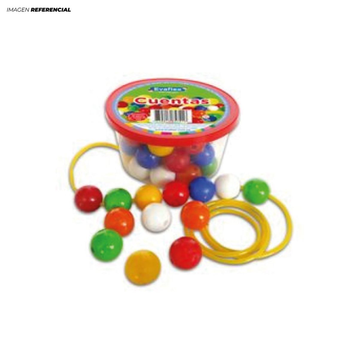 GENERICO - JUGUETE DIDÁCTICO CUENTAS 40 BOLITAS