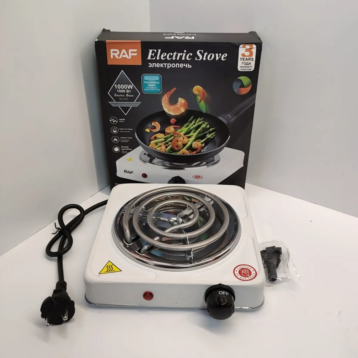 GENERICO - COCINA - ESTUFA ELÉCTRICA 1000W 1 HORNILLA