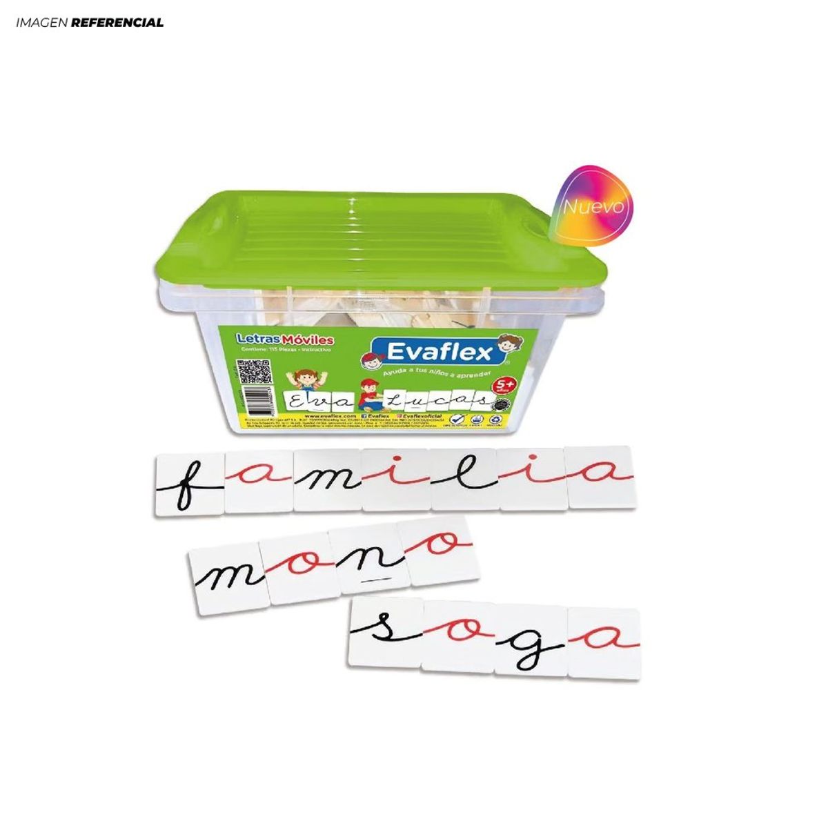 GENERICO - JUEGO DIDÁCTICO DE LETRAS MÓVILES