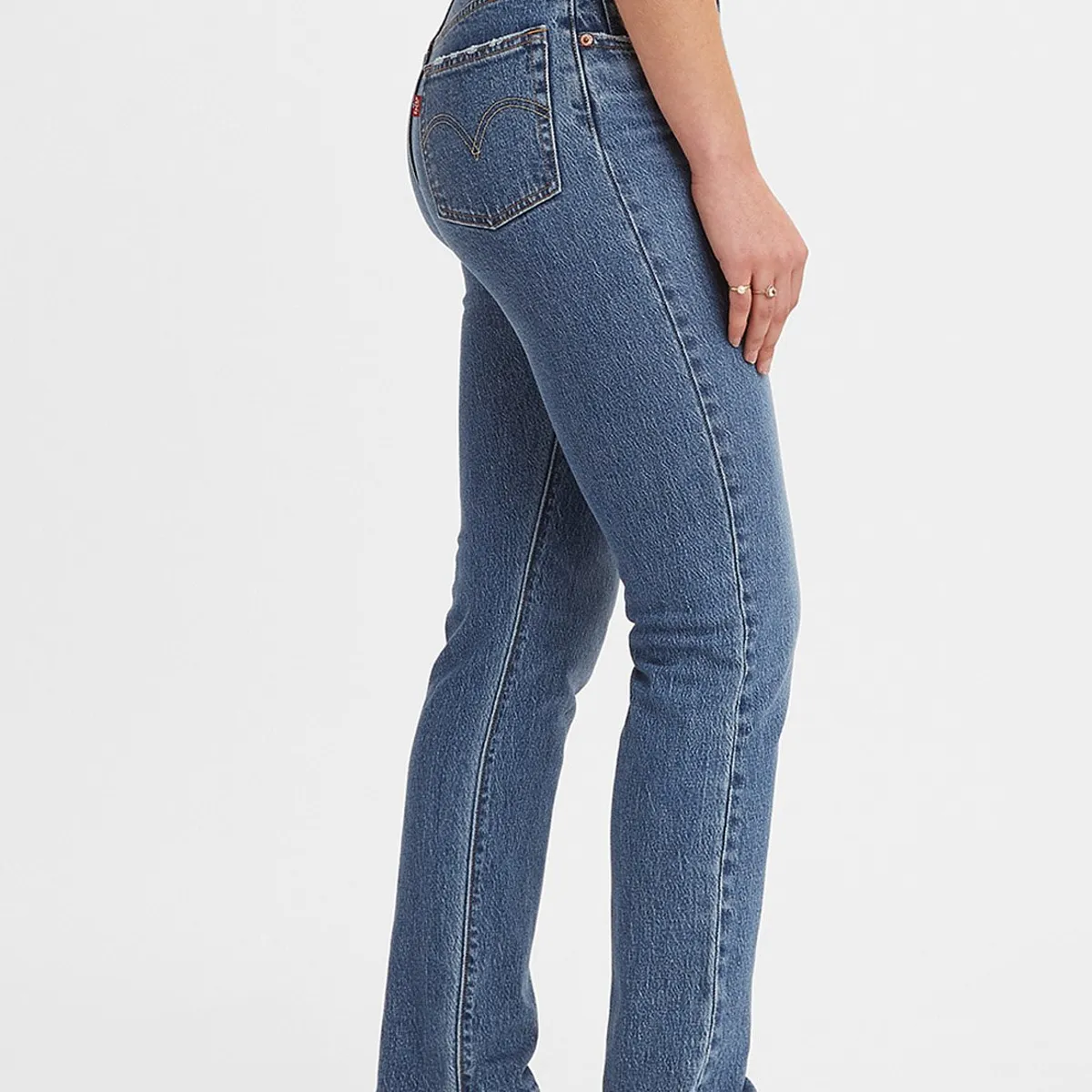 LEVIS - Jeans Mujer 501 Azul Original Fit Levis