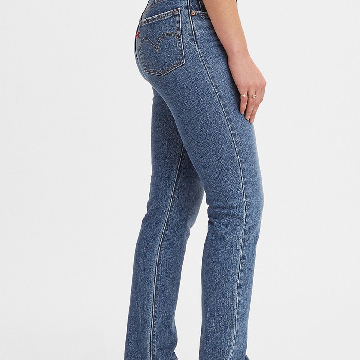 LEVIS - Jeans Mujer 501 Azul Original Fit Levis