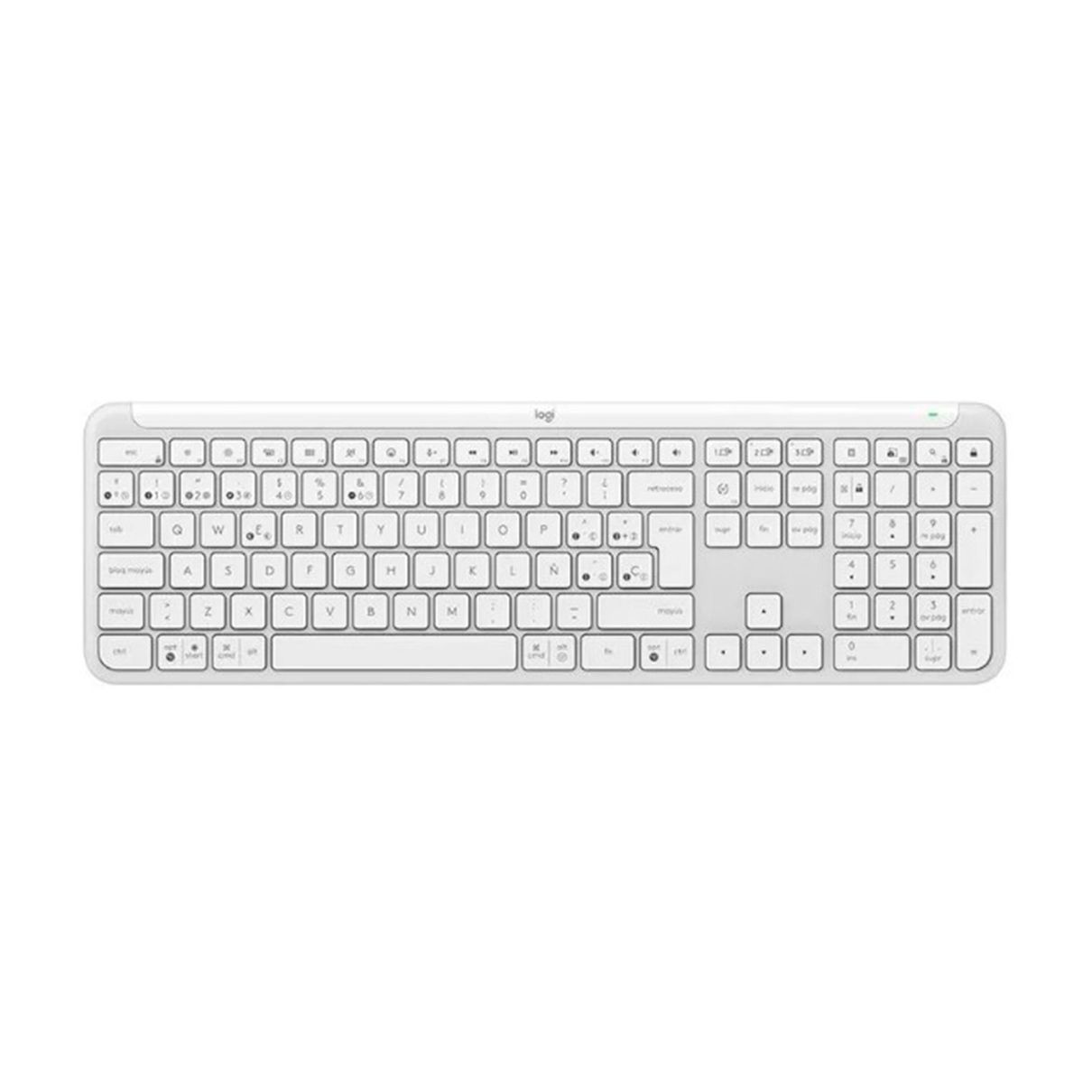 LOGITECH - TECLADO LOGITECH SLIM SILENT K950 INALAMBRICO BLANCO PN 920-012593