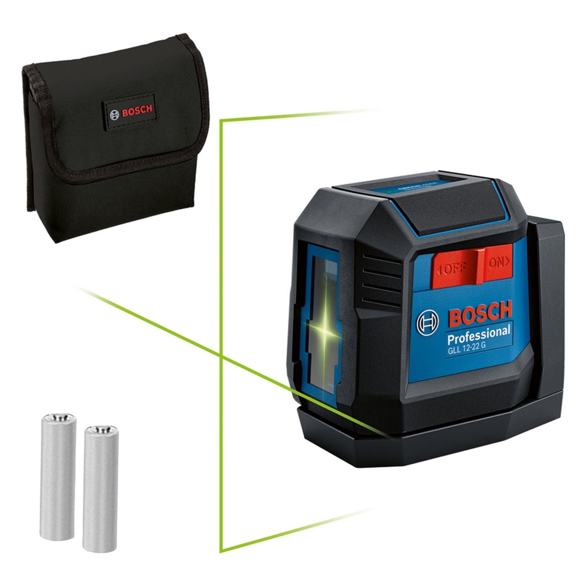 BOSCH - Nivel láser Bosch líneas verdes NIVELACION PROFESIONAL GLL 12-22 G