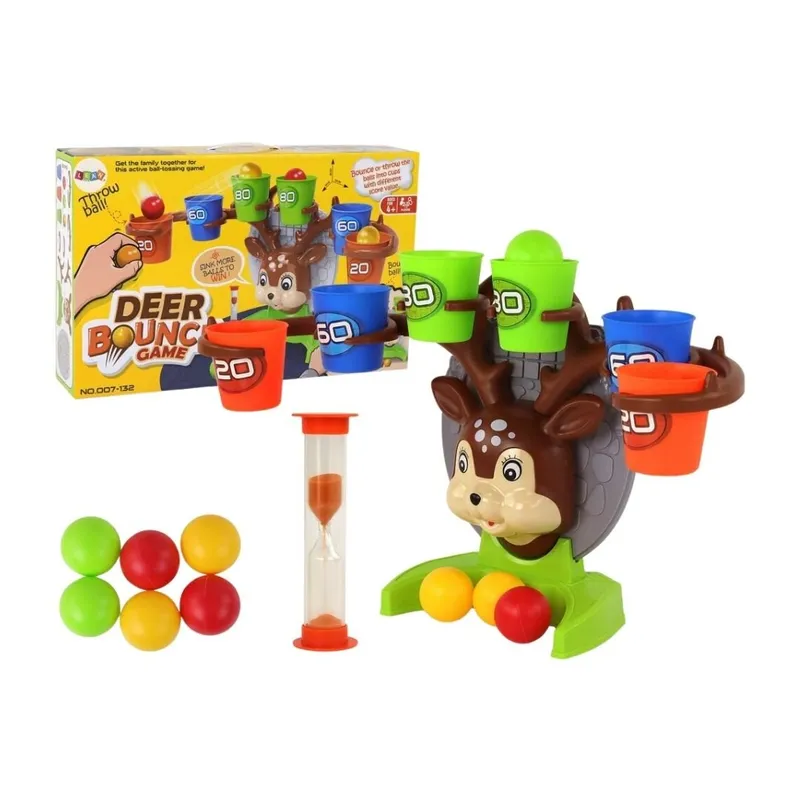 GENERICO - Juego De Mesa Venado Interactivo Lanza Pelotas