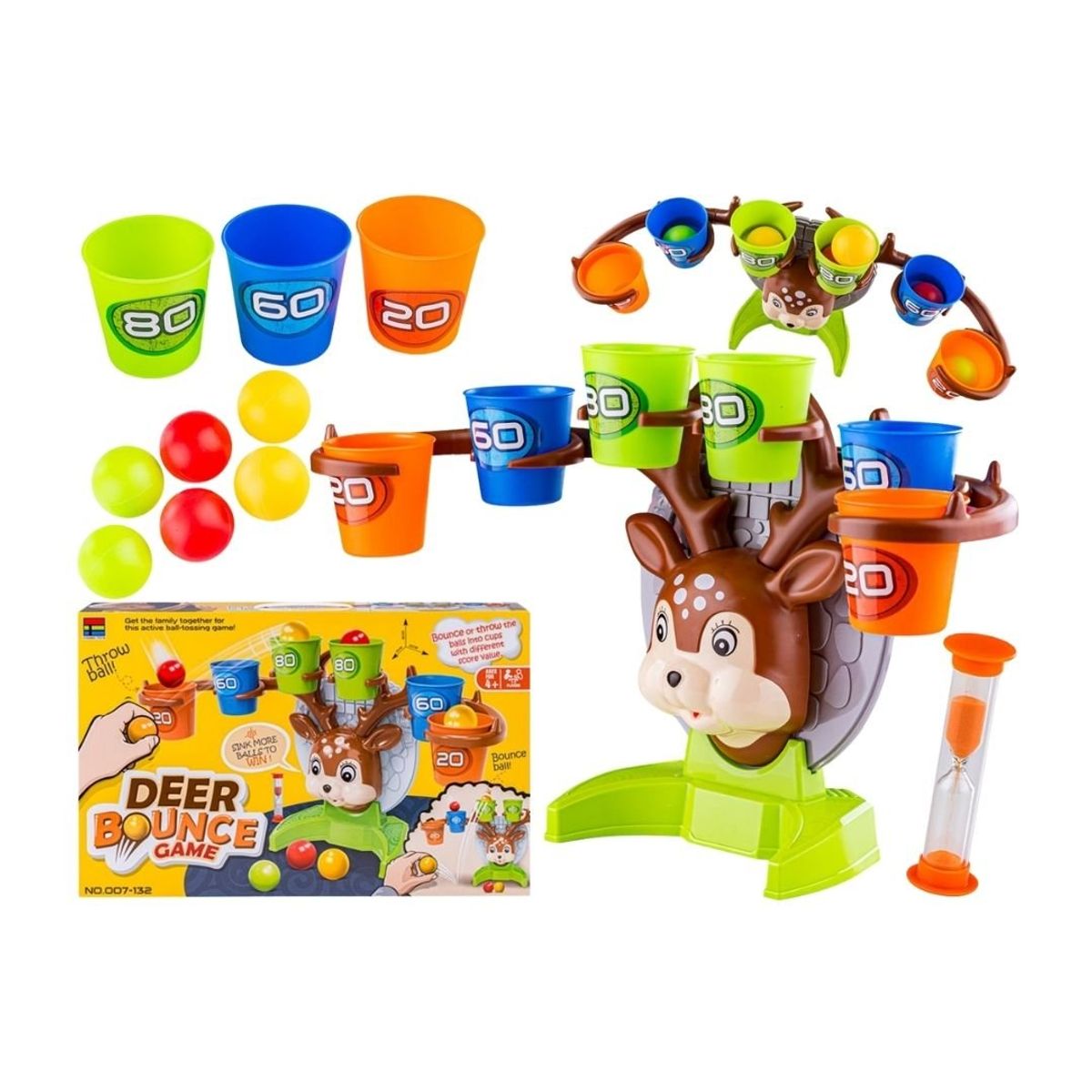 GENERICO - Juego De Mesa Venado Interactivo Lanza Pelotas