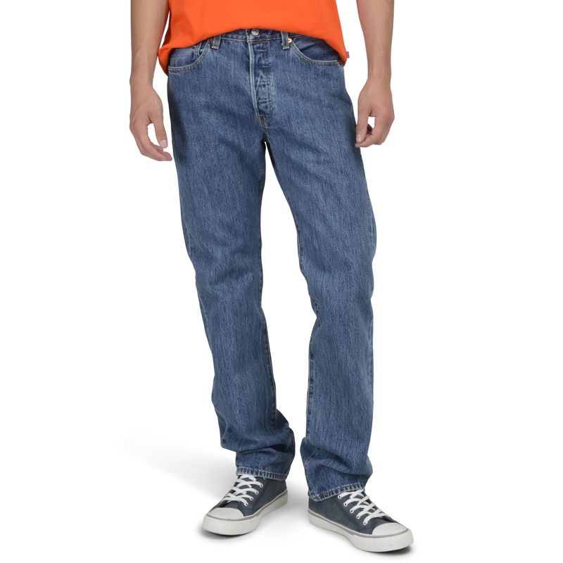 LEVIS - Jeans Hombre 501 Original Fit Azul Medio Levis