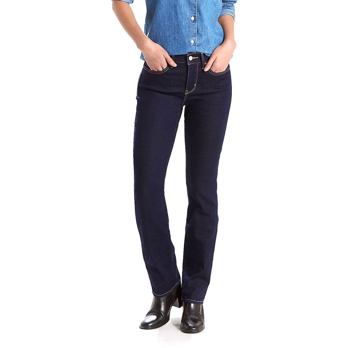 LEVIS - Jeans Mujer 314 Shaping Straight Azul Levis
