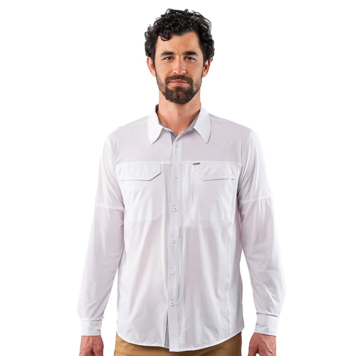 HARDWORK - CAMISA HW ANTAKARI SPANDEX BLANCA