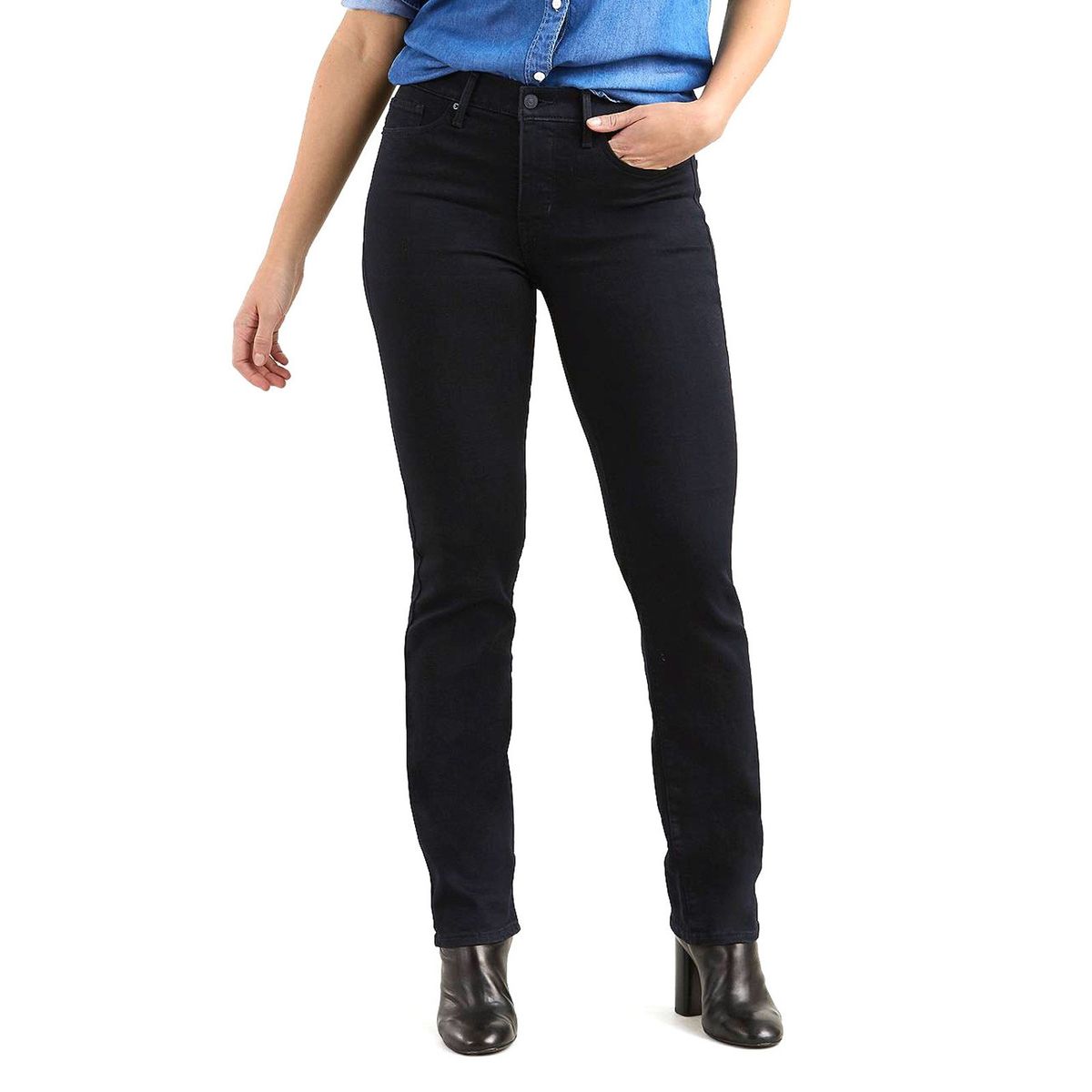 LEVIS - Jeans Mujer 314 Shaping Straight Negro Levis