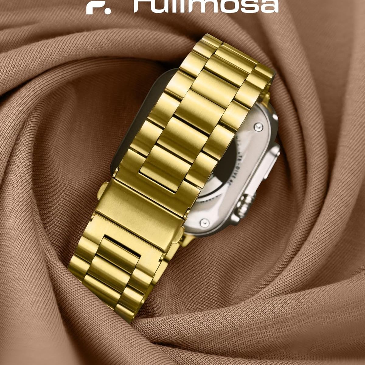 GENERICO - Correa Metalica Eslabon Para Apple Watch 38mm-Dorado