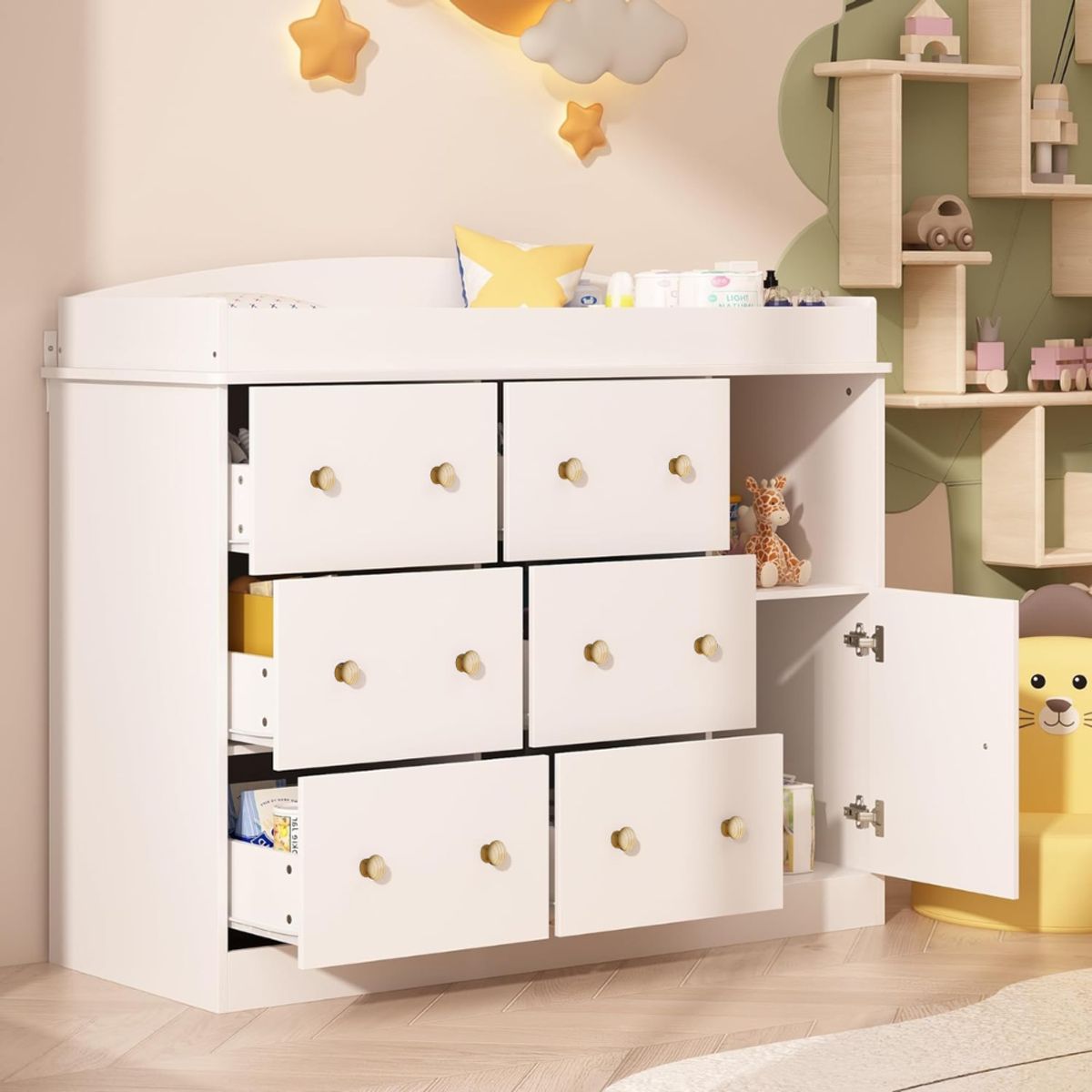 GENERATIONS - Comoda Cambiador de Bebe Armado Karim Petrox Home