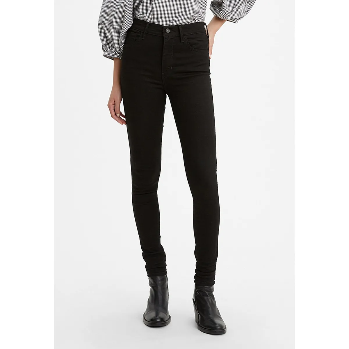 LEVIS - Jeans Mujer 720 HighRise Super Skinny Negro Levis