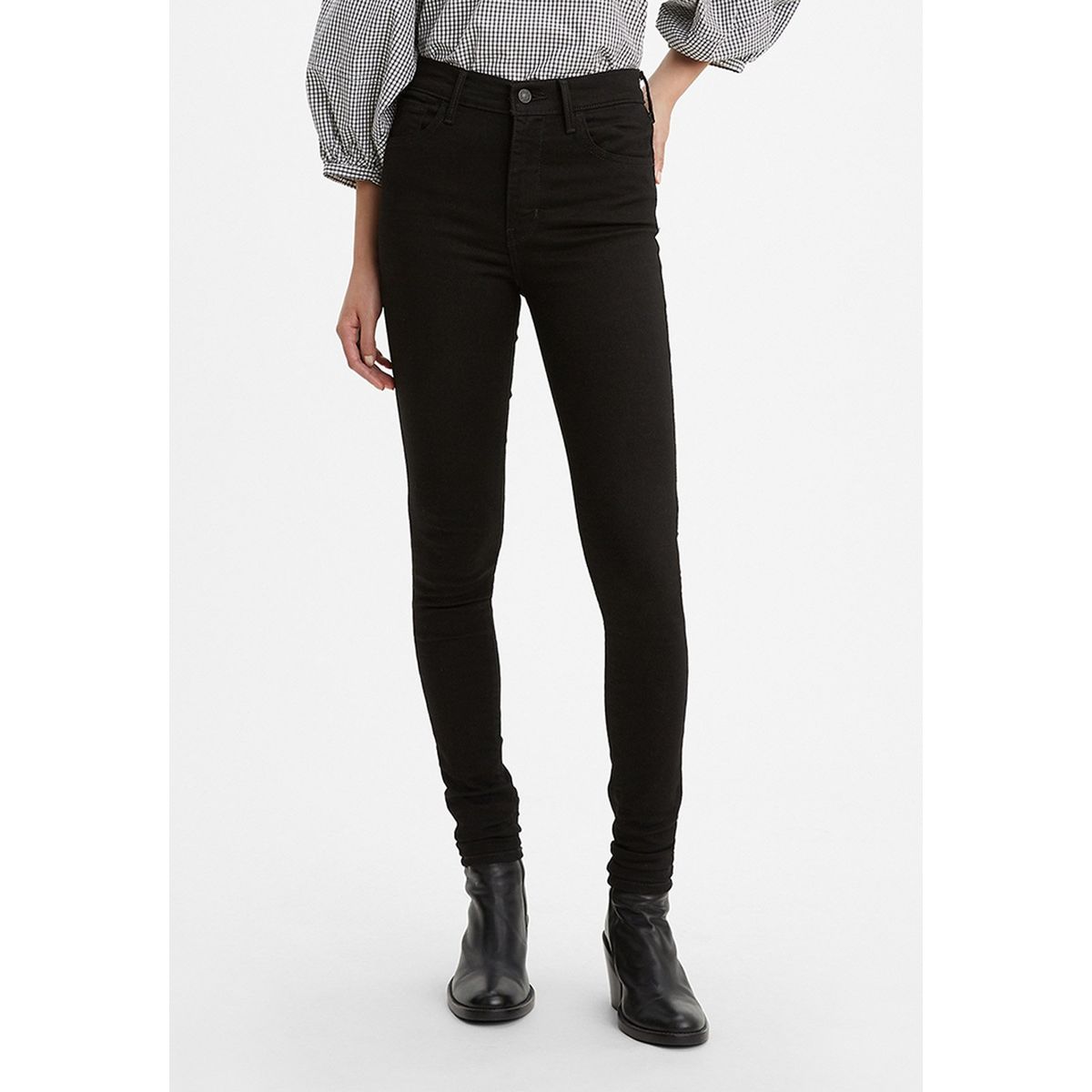 LEVIS - Jeans Mujer 720 HighRise Super Skinny Negro Levis