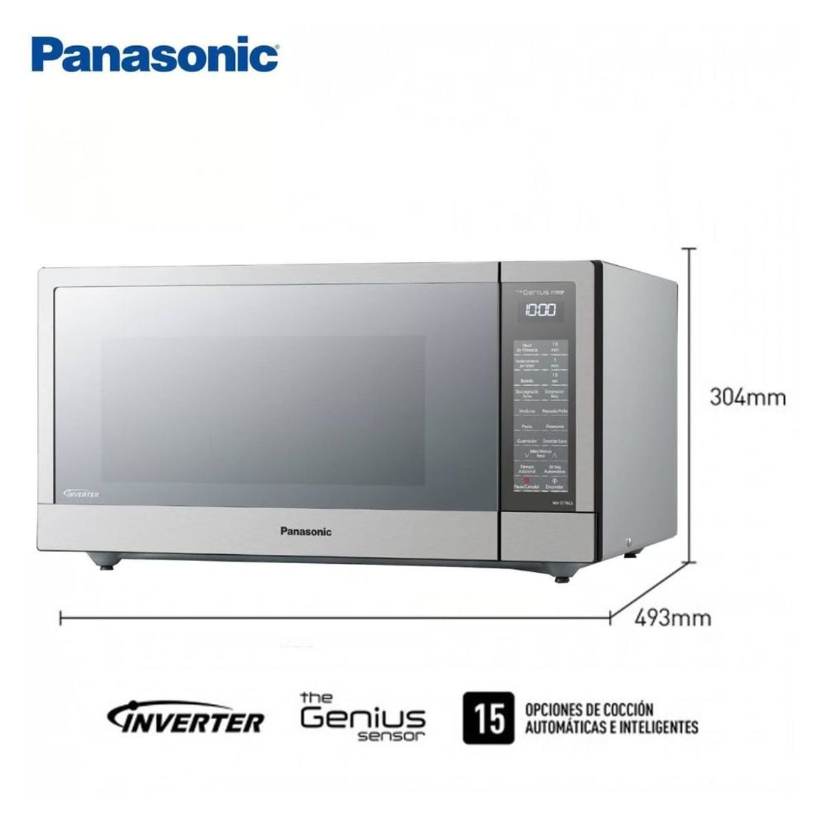 PANASONIC - MICROONDAS PANASONIC 44L SILVER NN-ST76LSRPM