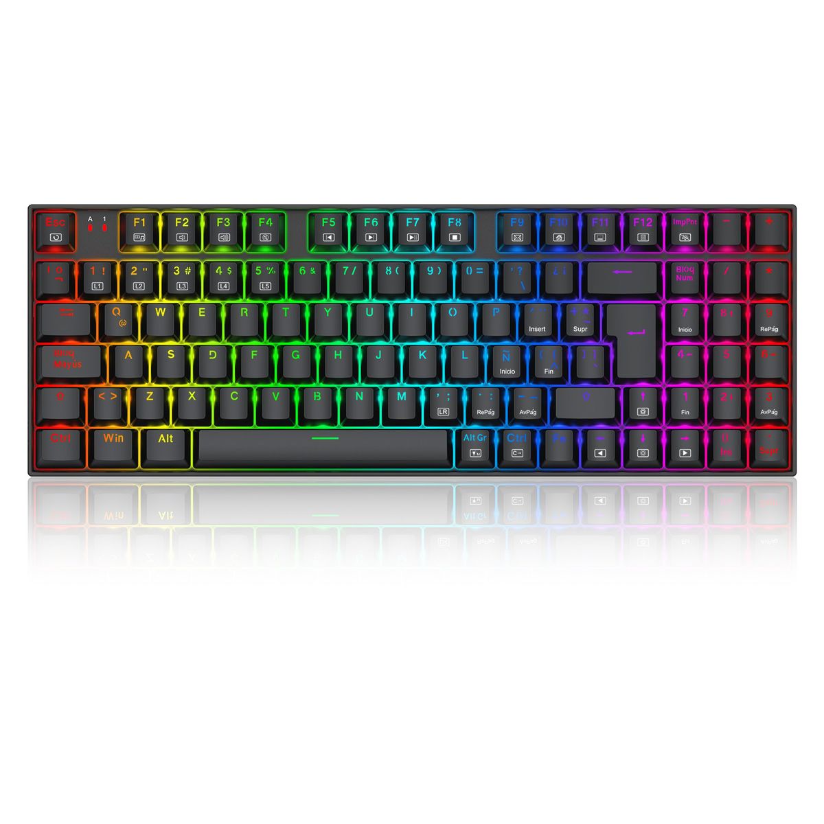 REDRAGON - Teclado Redragon ZIGGS K669-RGB-SP Spanish