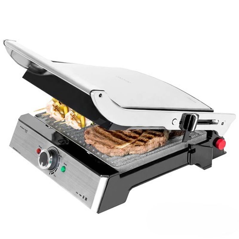 CECOTEC - Parrilla Eléctrica Rock’nGrill Pro 2200 W