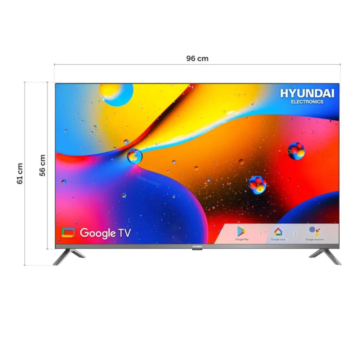HYUNDAI - TV Hyundai 43 FHD Google TV con voz BT HYLED4322GIM