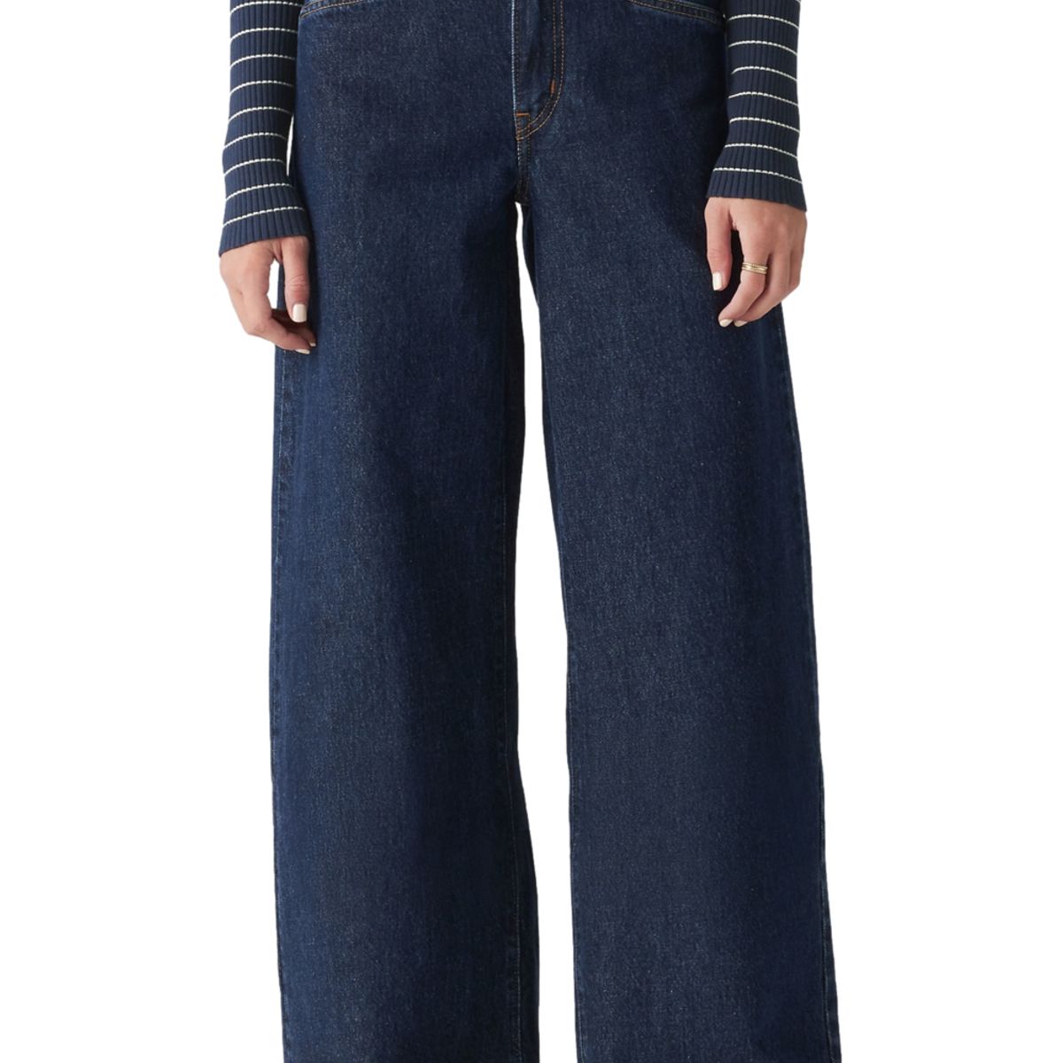 LEVIS - Jeans Mujer 94 Baggy Wide Leg Azul Levis