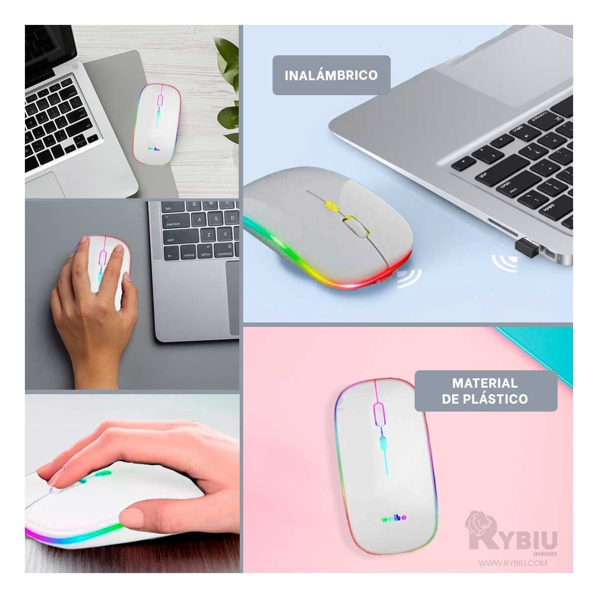 RYBIU IMPORT - Cursor Funcional RF 6800 en Color Blanco Y+Ligas de Regalo