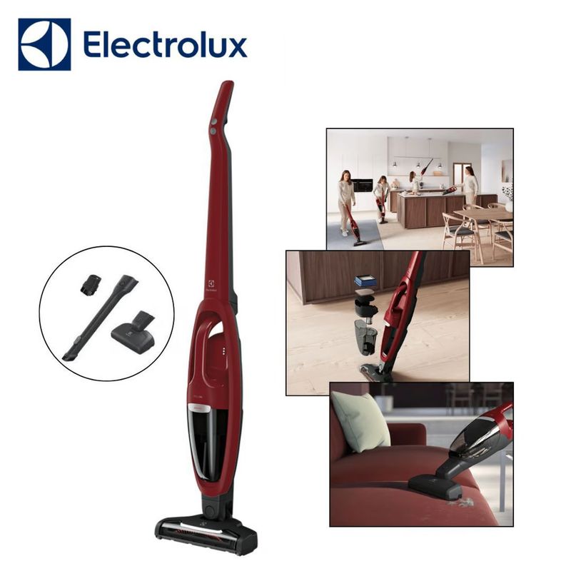 ELECTROLUX - ASPIRADORA ELECTROLUX VERTICAL INALÁMBRICA 2 EN 1 PET - ERG36