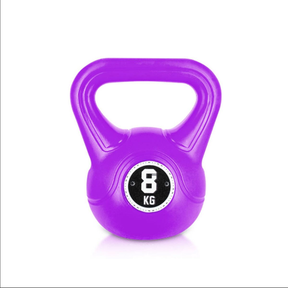 GENERICO - Pesa Rusa Kettebells de PVC 8 Kg - morado