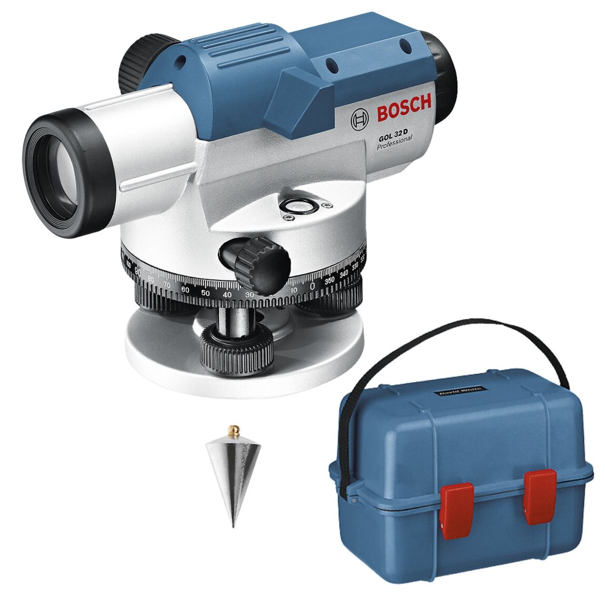 BOSCH - Nivel de ingeniero Nivel óptico GOL 32D Nivel topográfico Teodolito