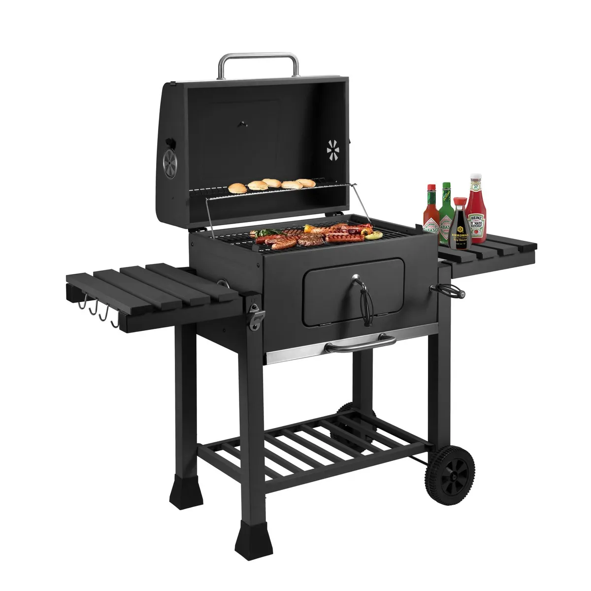 ANGUS PRIME BBQ & GRILL - Parrilla a Carbón Practica Plus Angus Prime - Ind