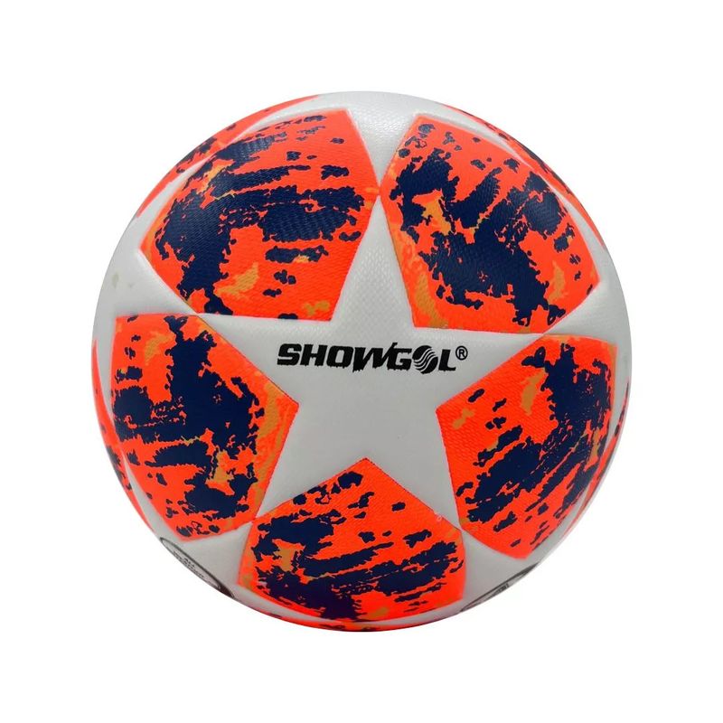 GENERICO - PELOTA DE FÚTBOL SHOWGOL PU THERMO SELLADO 5 NARANJA