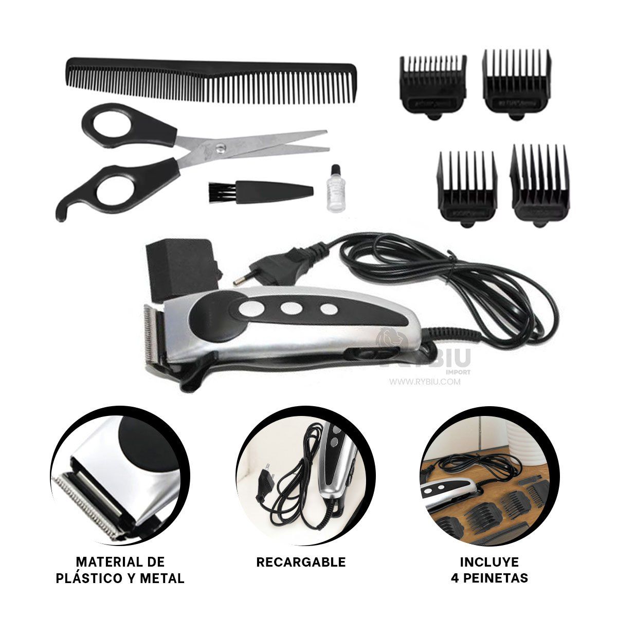 RYBIU IMPORT - Maquina de Perfilado de Cejas Y+Gift Stickers