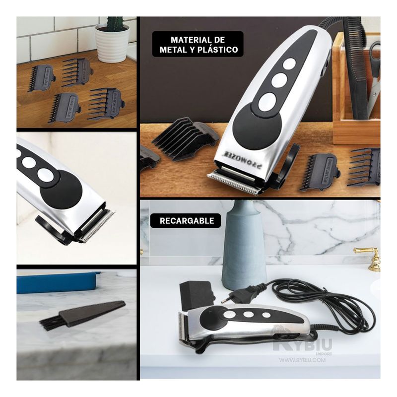 RYBIU IMPORT - Cortadora Ergonimica de Cabello Y+Regalo Ligas para Peinar