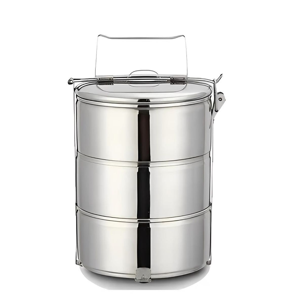 OTTOWARE - Lonchera de Metal de 3 Niveles