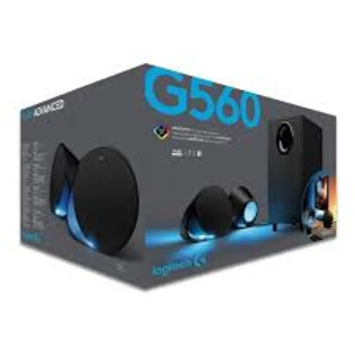 LOGITECH - PARLANTE LOGITECH G560 980-001300 LIGTHSYNC BLUETOOTH USB RGB