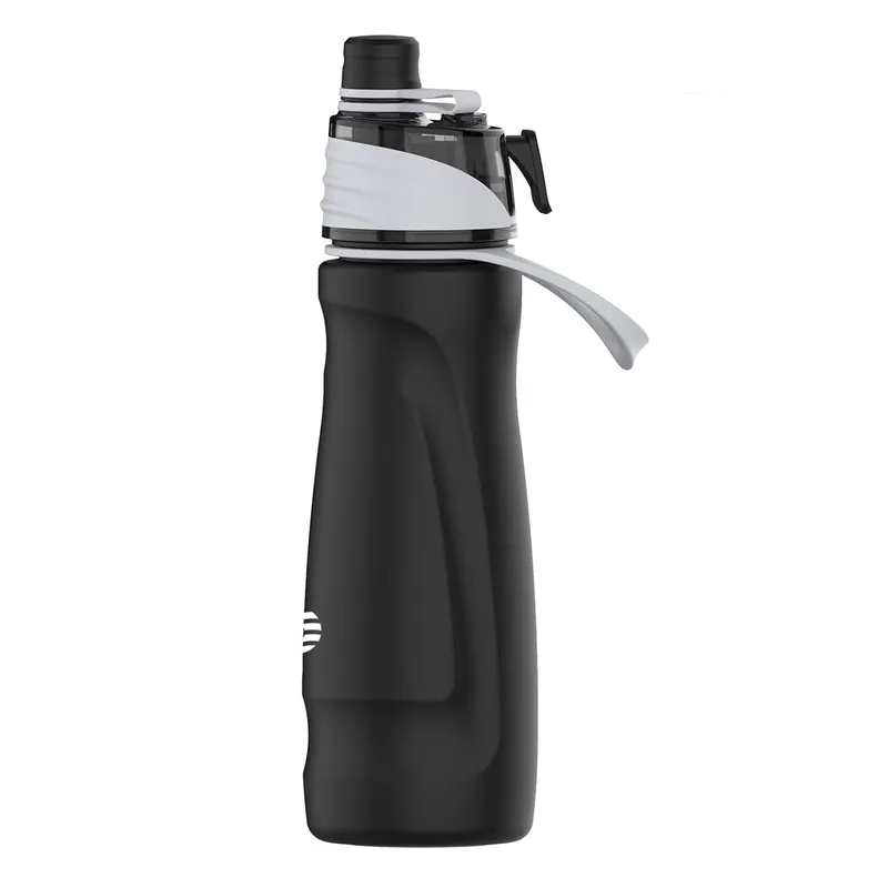 FJBOTTLE - FJBottle - Botella de acero con tapa de tritán con spray 710ml - Negro