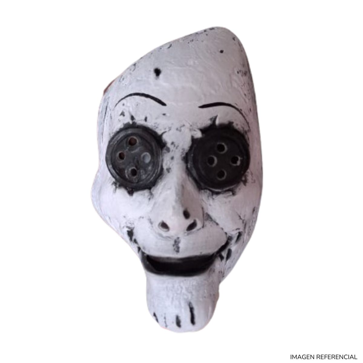 INSPIRA MARKET - Máscara halloween terrorífica ojos de botón