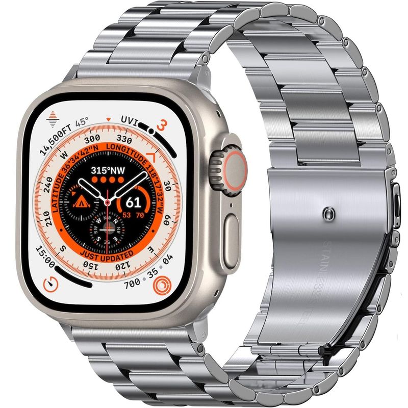 GENERICO - Correa Metalica Eslabon Para Apple Watch 38mm-PLata