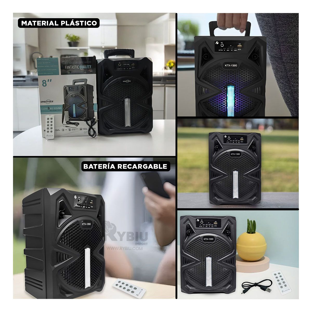 RYBIU IMPORT - Bocina Compacto Micronics Killer Mic Negro Y+Gift MiniAgenda