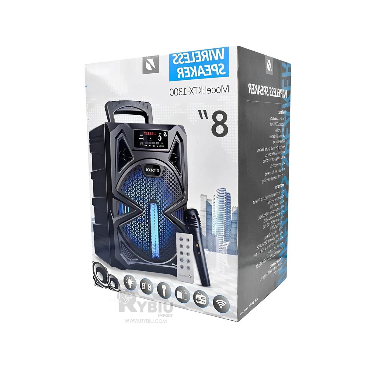 RYBIU IMPORT - Bocina Compacto Micronics Killer Mic Negro Y+Gift MiniAgenda