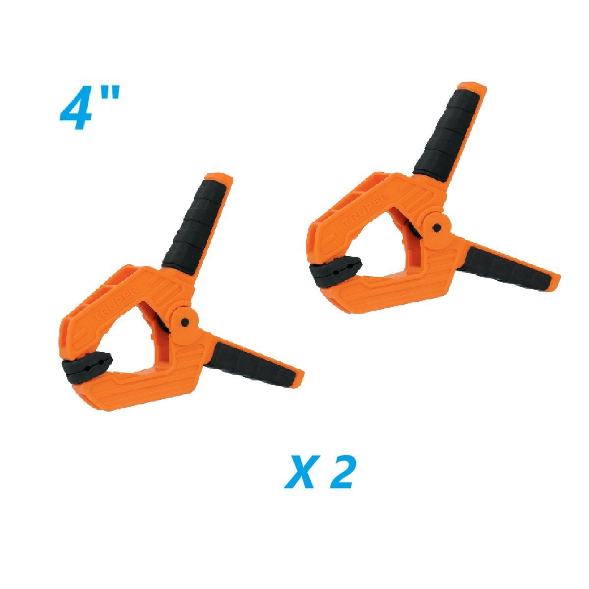 TRUPER - Prensa de Resorte 4" x 2 Unidades TRUPER 17700