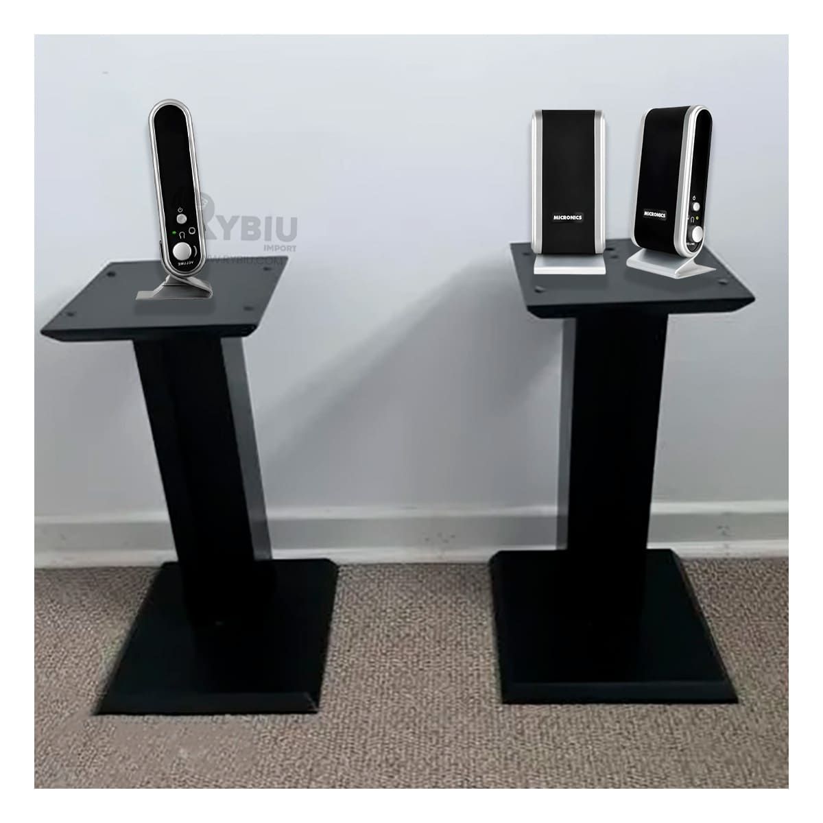 RYBIU IMPORT - Altavoz Regular Micronics MIC S600Negro Y+Post-it Adhesivos