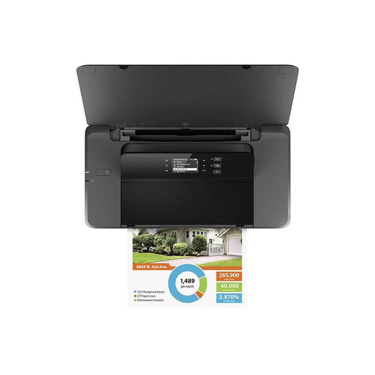 HP - Impresora Portátil HP Officejet 200 Mobile Inkjet Printer, Wireless