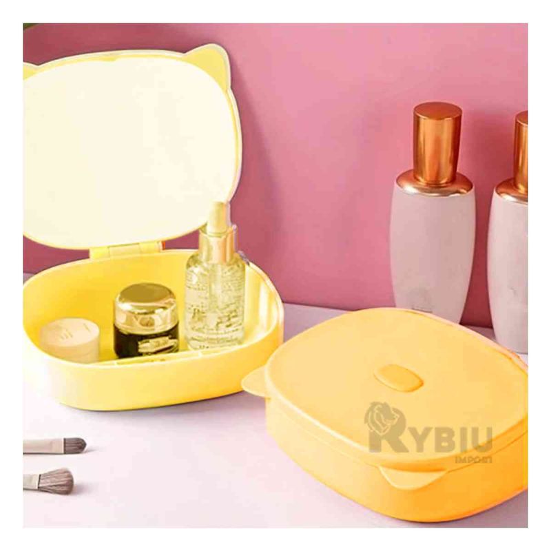RYBIU IMPORT - Caja con Separaciones en Color Amarillo Y+Regalo Stickers