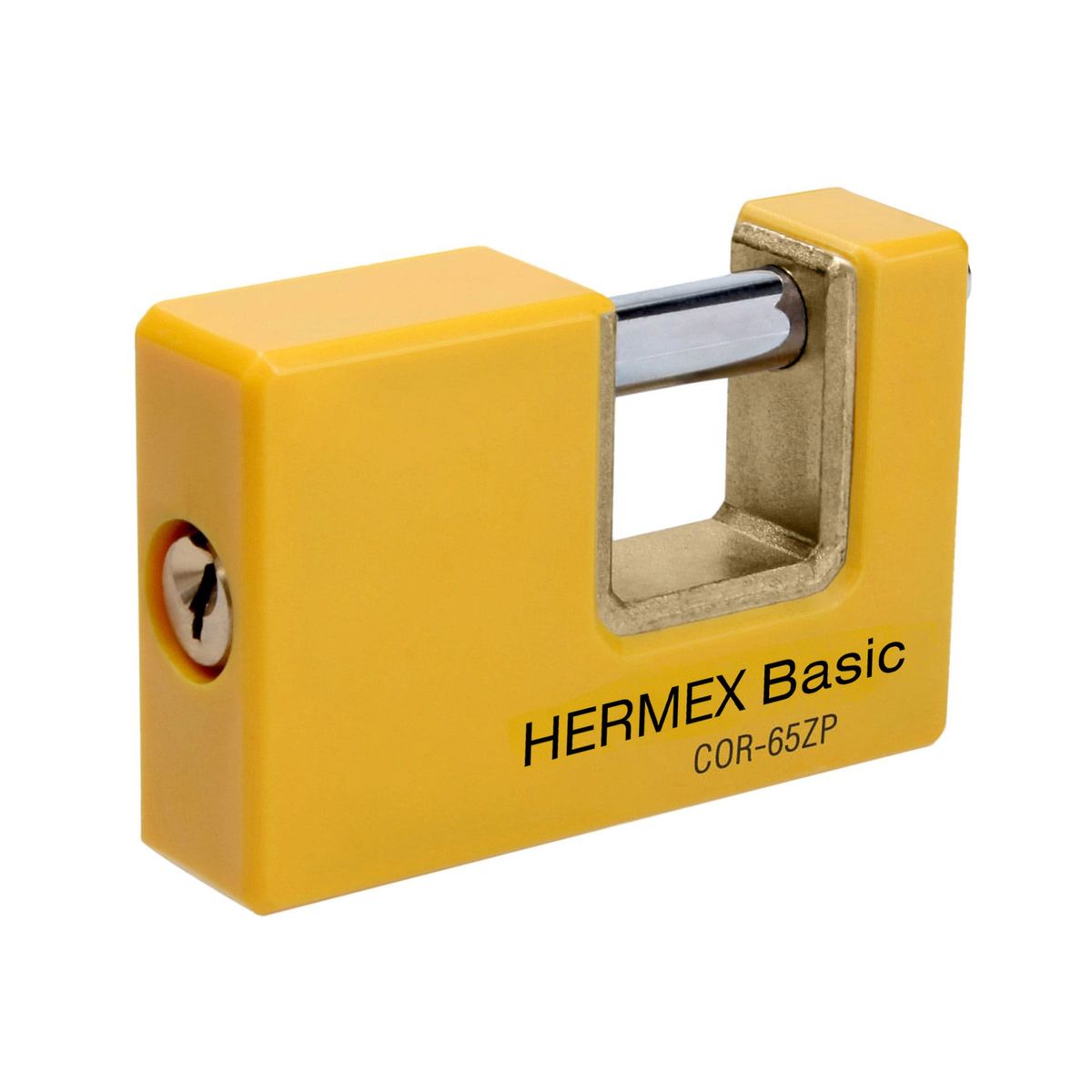 HERMEX - Candado 65mm Tipo Jumbo Antipalanca Cuerpo Metalico 22514 Hermex