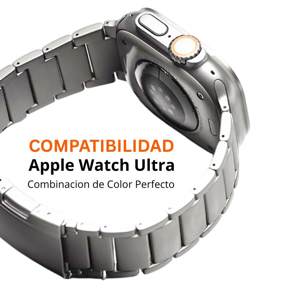 URVOI - Correa De Titanio Para Apple Watch Ultra Cierre Tipo Doble Botón