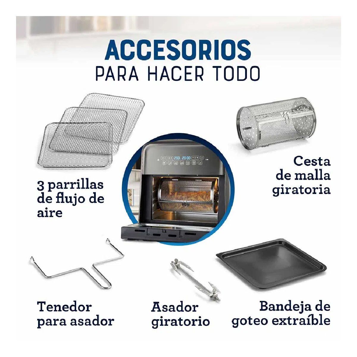 OSTER - Freidora de Aire Oster Digital 10L CKSTAF0V3