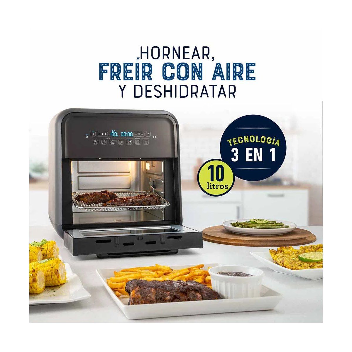 OSTER - Freidora de Aire Oster Digital 10L CKSTAF0V3