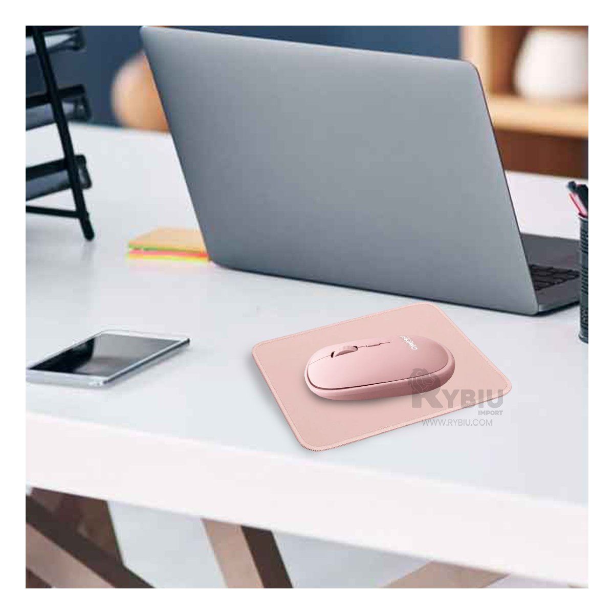 RYBIU IMPORT - Mouse de Navegacion CYB M500-3m Rocker en Color Rosado